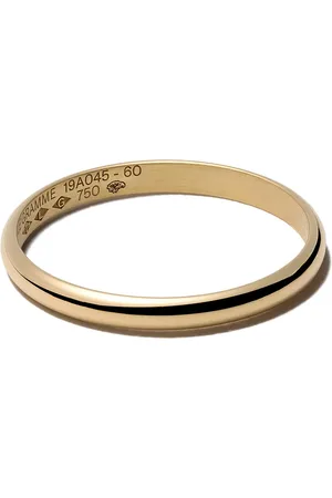 Le Gramme 18kt yellow polished Le 2 Grammes half bangle ring