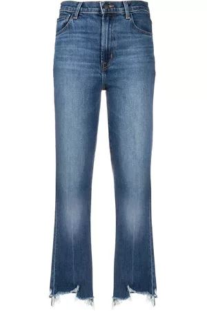 J Brand Frayed cropped jeans