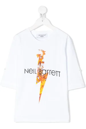 Neil Barrett Long sleeve flame print T