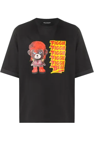 Neil Barrett Ziggie bear print cotton T