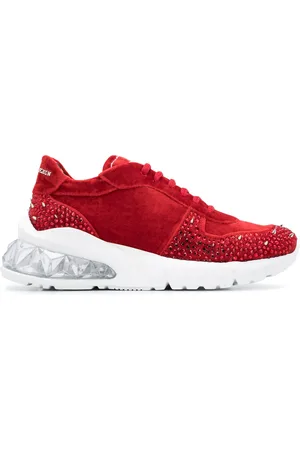 Philipp Plein Velvet Studs low