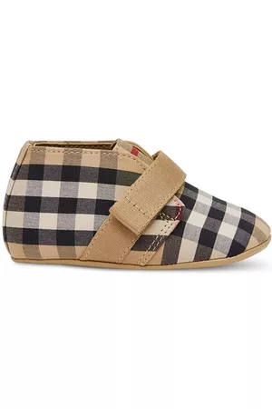 Burberry Vintage Check-print crib shoes