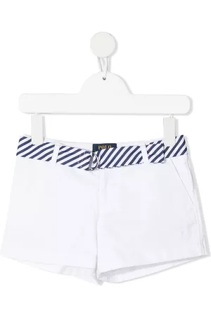 Ralph Lauren Belted cotton-blend shorts