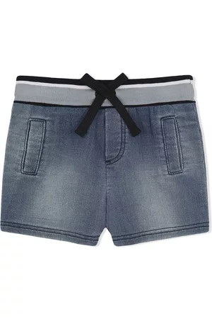 Dolce & Gabbana Shorts - Logo-patch denim shorts