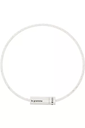Le Gramme Heren Armbanden - Le 7g brushed cable bracelet