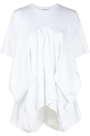 GOEN.J Draped cotton T