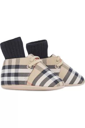 Burberry Vintage Check canvas booties