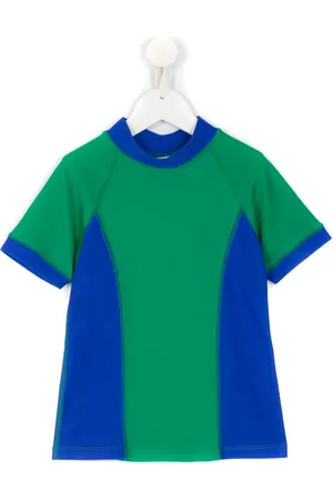 AMIR SLAMA Panelled swimming T