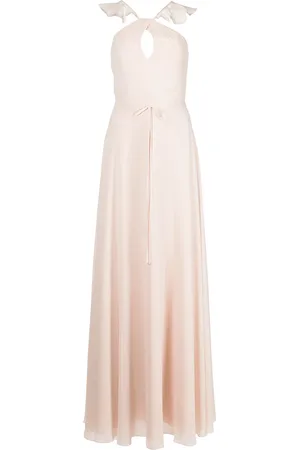 Marchesa Notte Ruffle halter