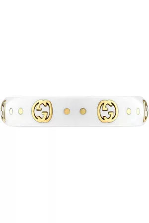 Gucci 18kt yellow gold Interlocking G Icon ring