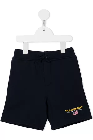 Ralph Lauren Shorts - Logo-embroidered jersey track shorts