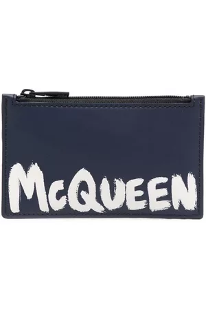 Alexander McQueen Heren Portefeuilles - Logo zipped wallet