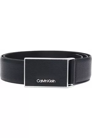 Calvin Klein Heren Riemen - Logo-plaque buckle belt