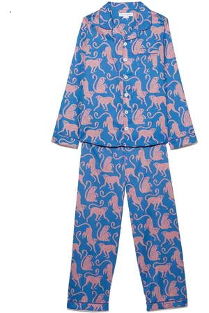 Desmond & Dempsey Pyjama's - Chango-print pajama set