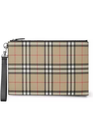 Burberry Vintage-Check zipped pouch