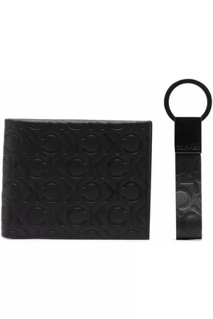 Calvin Klein Embossed logo keyfob wallet