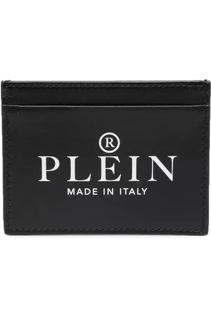 Philipp Plein Logo-print leather cardholder