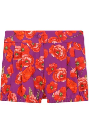 Dolce & Gabbana Pleated posies shorts