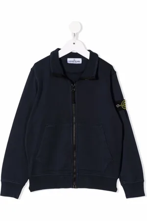 Stone Island Logo patch zip
