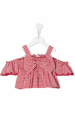 MONNALISA Gingham ruffle