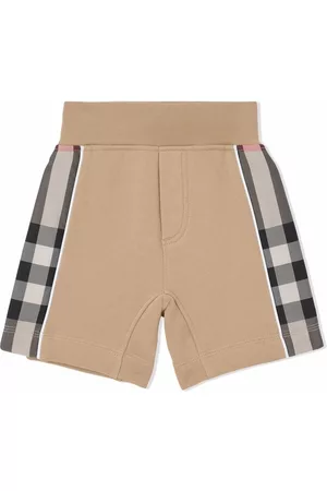 Burberry Check panel shorts