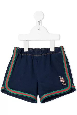 Gucci Kids Logo embroidered shorts