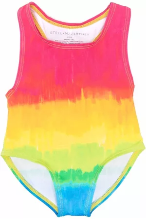 Stella McCartney Badpakken - Colour-block racerback swimsuit