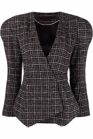 ULYANA SERGEENKO Check wrap