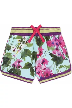 Dolce & Gabbana Floral-print drawstring shorts
