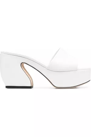 SI ROSSI Chunky-platform mules