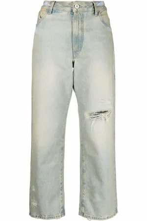 The Attico Distressed effect wide