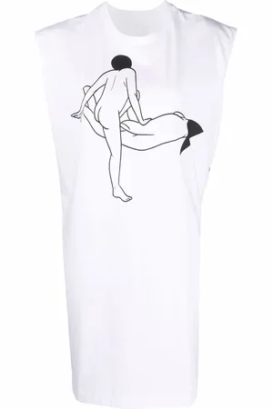 LEMAIRE X Tomaga printed sleeveless T
