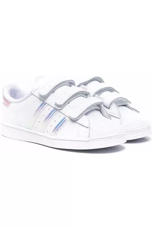 adidas Kids Superstar touch-strap sneakers