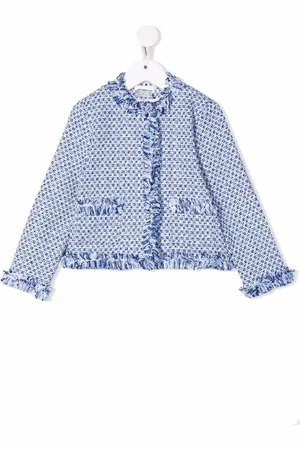 Il gufo Tweed tonal fringe