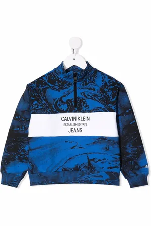 Calvin Klein Marbled logo half