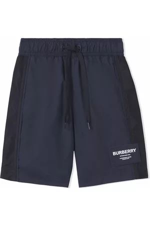 Burberry Shorts - Horseferry motif swim shorts