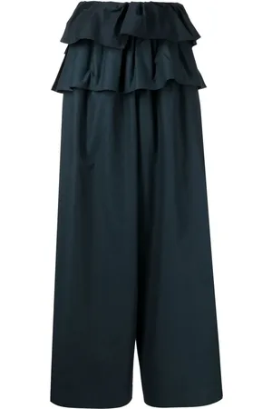GOEN.J Layered ruffled wide