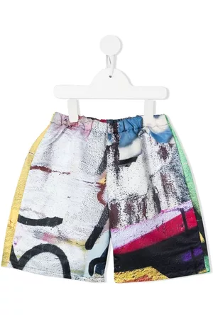 MARQUES'ALMEIDA Meisjes Shorts - All-over graphic-print shorts