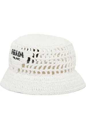 Prada Raffia bucket hat