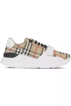 Burberry Vintage Check-pattern touch-strap sneakers