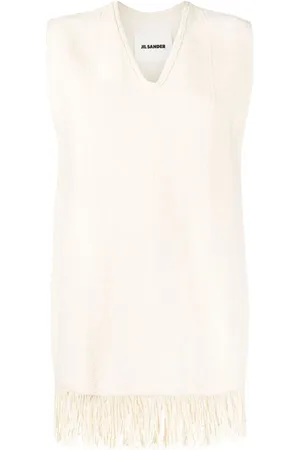 Jil Sander Fringed v