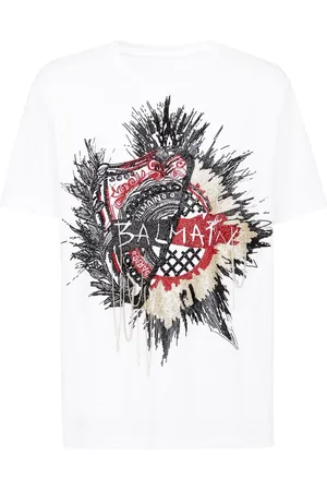 Balmain Embroidered logo t