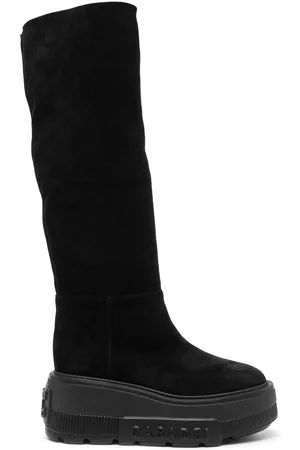 Casadei Nexus folded platform boots