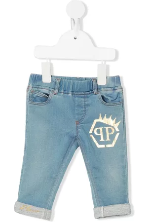 Philipp Plein Slim - Logo-print slim jeans