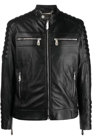 philipp plein leren jas heren