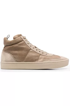 Officine creative Heren Tops - Kombined high-top sneakers