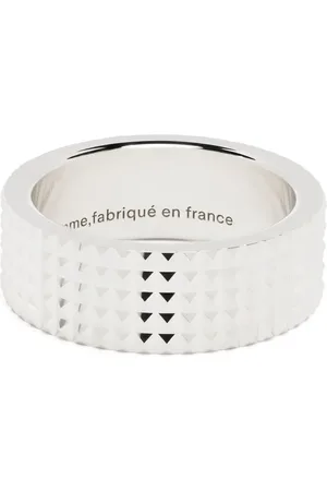 Le Gramme Guilloch?? pyramid ribbon ring