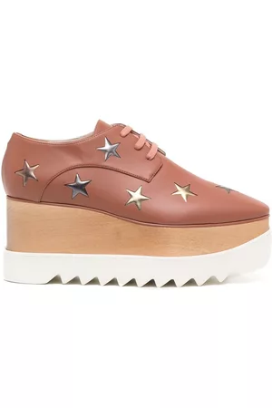 Stella McCartney Dames Platform Schoenen - Elyse star-embellished platform shoes