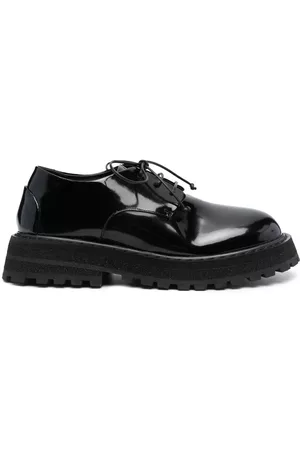 MARSÈLL Heren Sportschoenen - Patent-leather platform oxford shoes