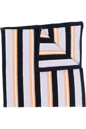 Barrie Striped knitted scarf